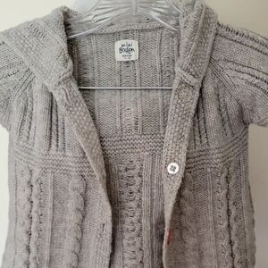 Mini Boden Light Gray Girl's Cardigan